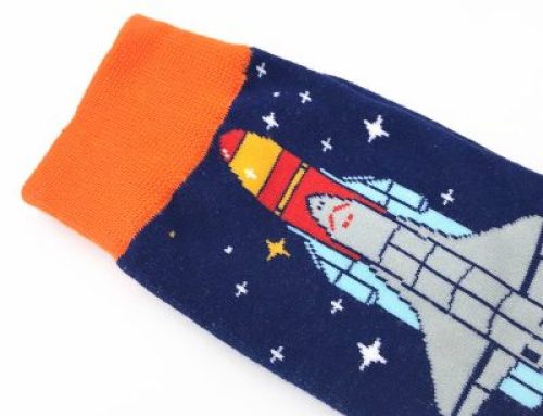 Creative space culture novelty socks